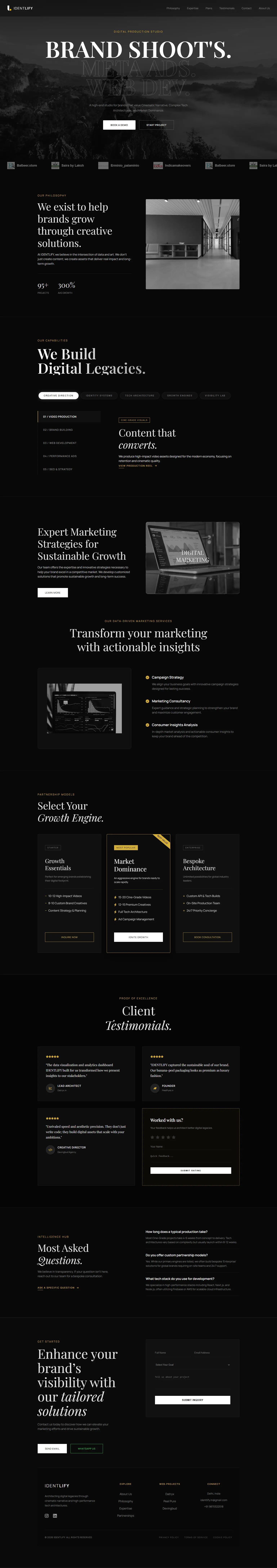 Identlify Website Preview